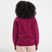 Sweat col rond manches longues Creeks prune femme