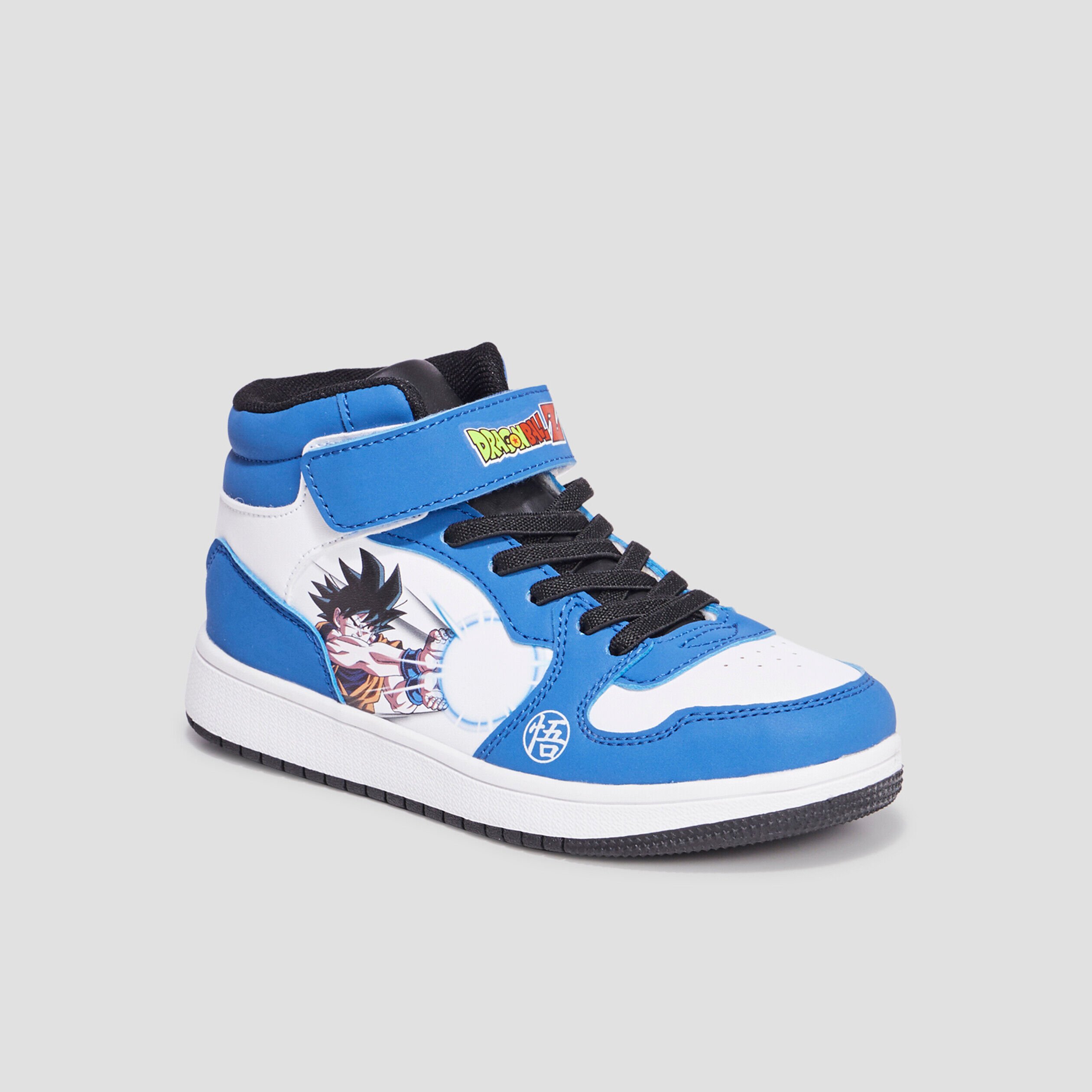 Baskets montantes Dragon Ball Z bleu garçon