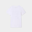 T-shirt col rond manches courtes coton blanc garçon