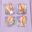 Sweat manches longues Les Sisters parme fille