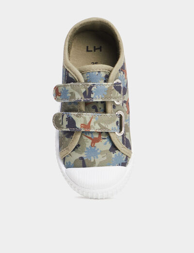 Tennis basses à motif multicolore garçon