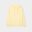 Sweat hoodie molleton &agrave; capuche jaune clair femme