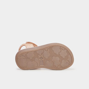 sandales en cuir cloonie rose bebef Sandales en cuir Cloonie rose bébé fille