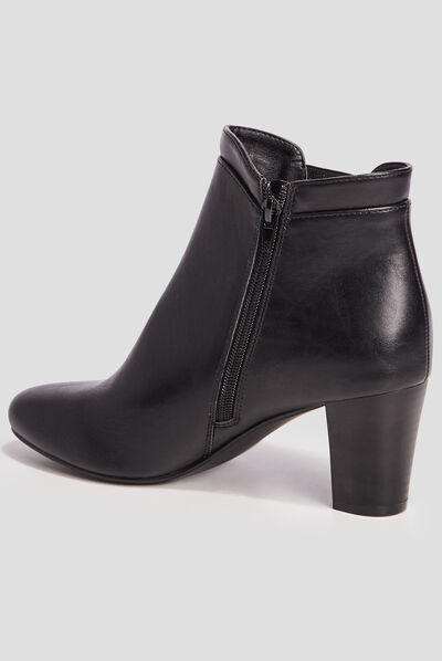 Bottines à talons noir femme