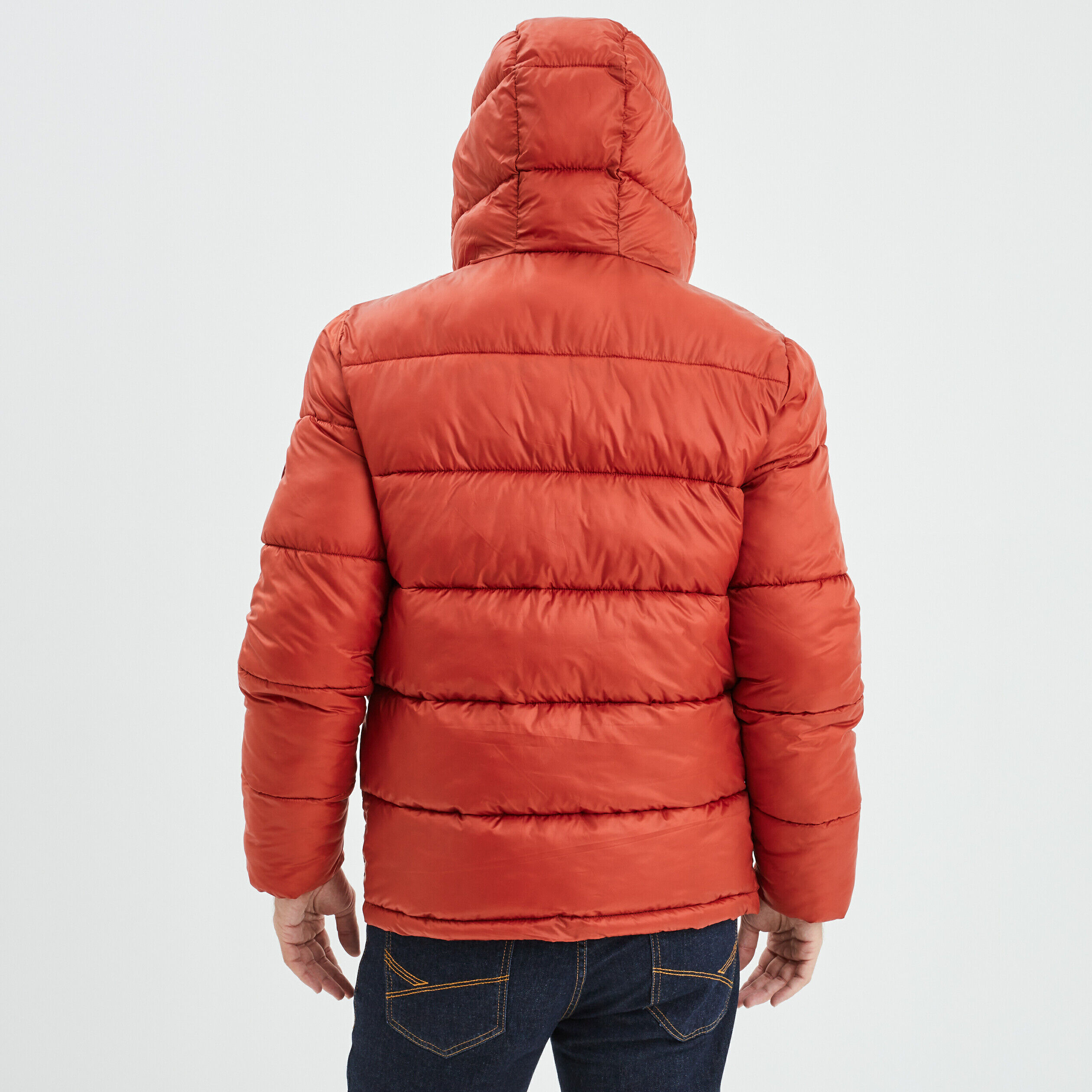 Doudoune homme orange deals pas cher