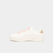 Tennis basses &agrave; lacets orange corail femme
