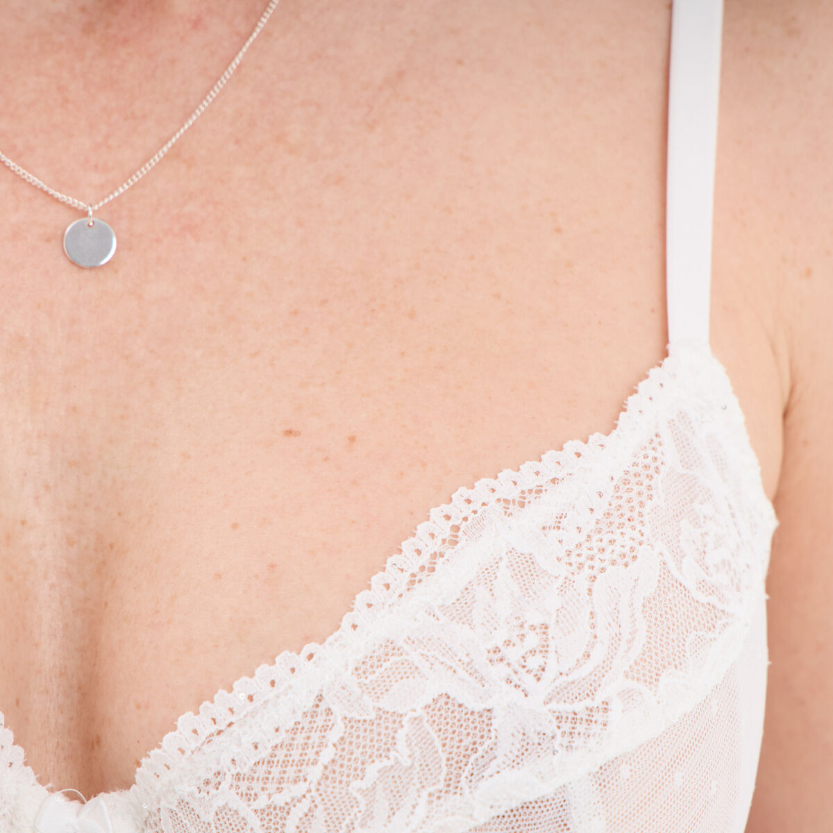 Soutien-gorge embo&icirc;tant dentelle blanc femme