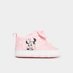 Chaussons bottons à paillettes Minnie rose bébé fille