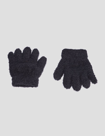 Gants noir fille