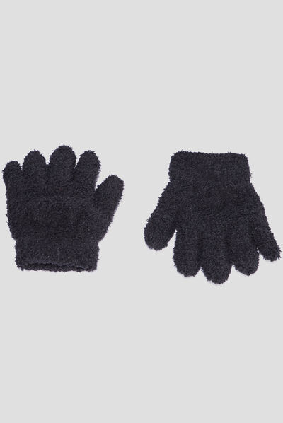 Gants noir fille