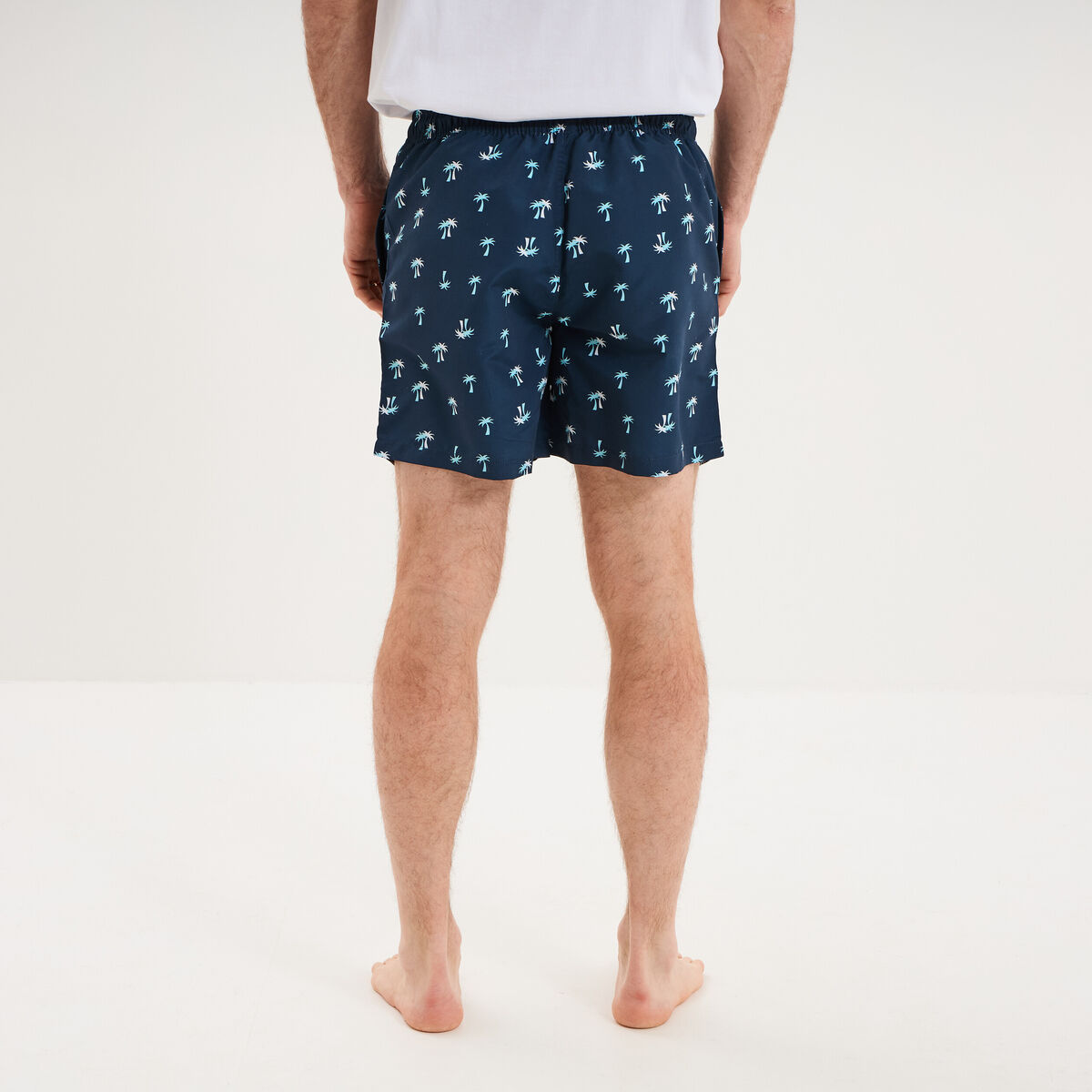 Short de bain bleu marine homme