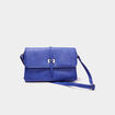 Sac bandoulière à rabat rectangulaire bleu roi femme