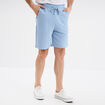 Short de jogging en molleton bleu ciel homme