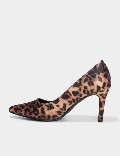 Escarpins à talons aiguilles marron femme