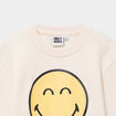 Sweat manches longues Smiley World beige fille
