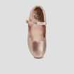 Babies métallisées rose champagne fille