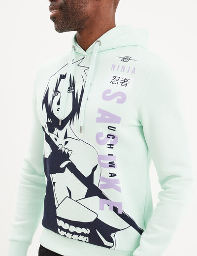 Naruto - Sweat à Capuche Graffiti Blanc