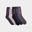 Lot 5 paires chaussettes multicolore homme