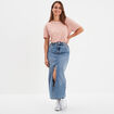 T-shirt manches courtes Creeks vieux rose femme