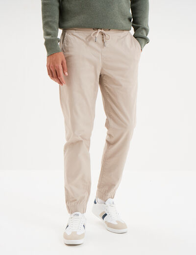 Pantalon jogpant gris clair homme