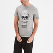 T-shirt manches courtes coton Liberto gris clair homme