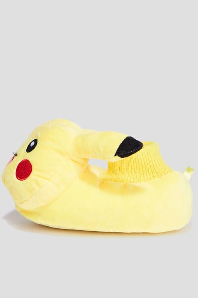 Chaussons Pok&eacute;mon jaune gar&ccedil;on