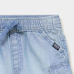 Bermuda en jean cargo coton denim triple stone b&eacute;b&eacute; gar&ccedil;on