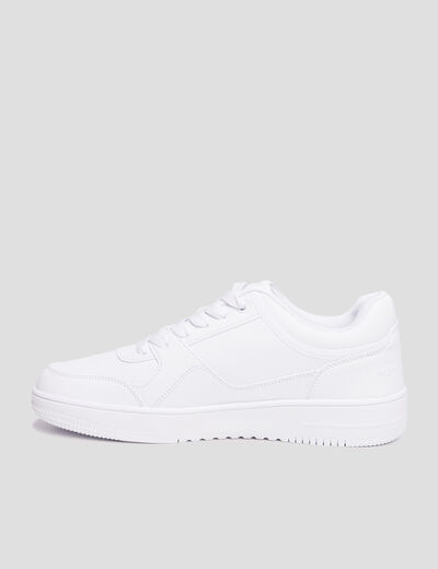 Tennis à lacets Champion blanc homme