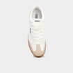 Tennis basses &agrave; lacets blanc homme