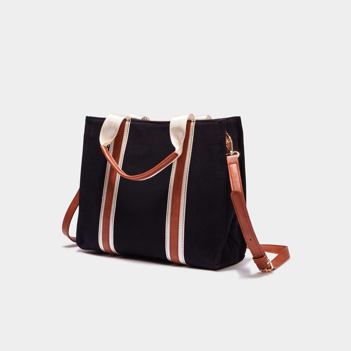 Sac &agrave; main avec bandouli&egrave;re noir femme