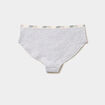 Lot 4 shortys en coton bleu gris femme