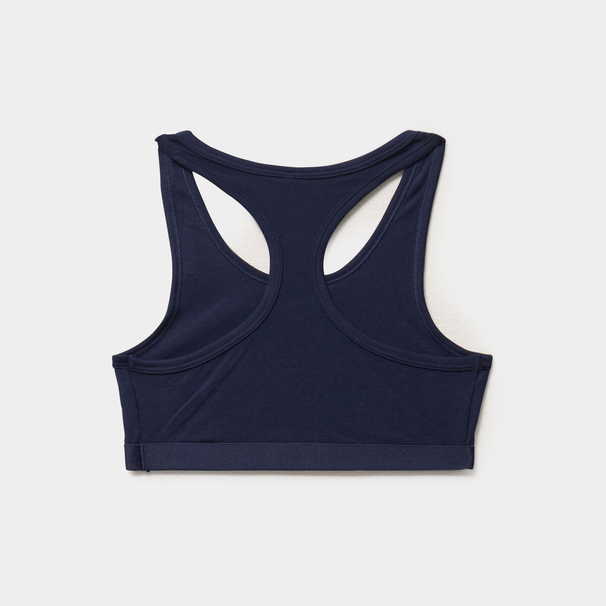 Lots 2 brassi&egrave;res coton bleu marine fille