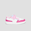 Tennis basses à scratchs Creeks Iconic rose fille