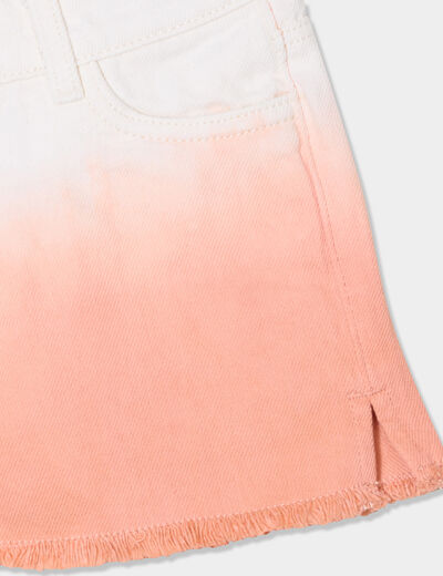 Short droit 5 poches Creeks orange fille