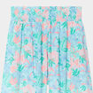 Pantalon smocké large fluide bleu clair fille