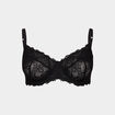 Soutien-gorge embo&icirc;tant dentelle noir femme grande taille