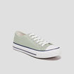 Tennis en toile à lacets Creeks vert clair femme