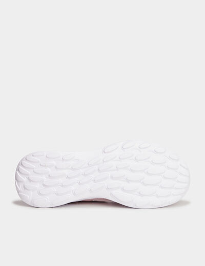 Baskets running à lacets Run-Up rose femme