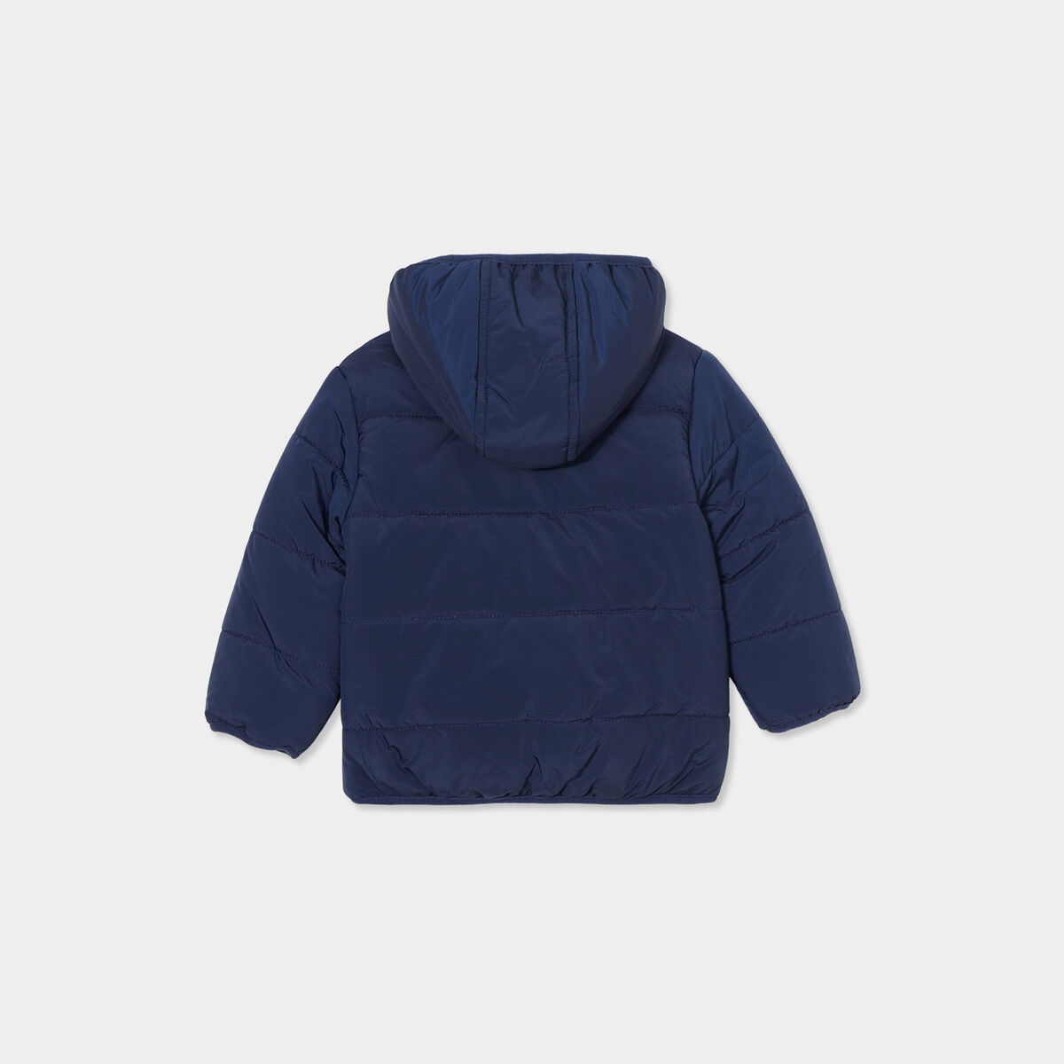 Doudoune doublure polaire à capuche bleu marine bébé garçon