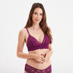 Soutien-gorge triangle paddé rouge femme