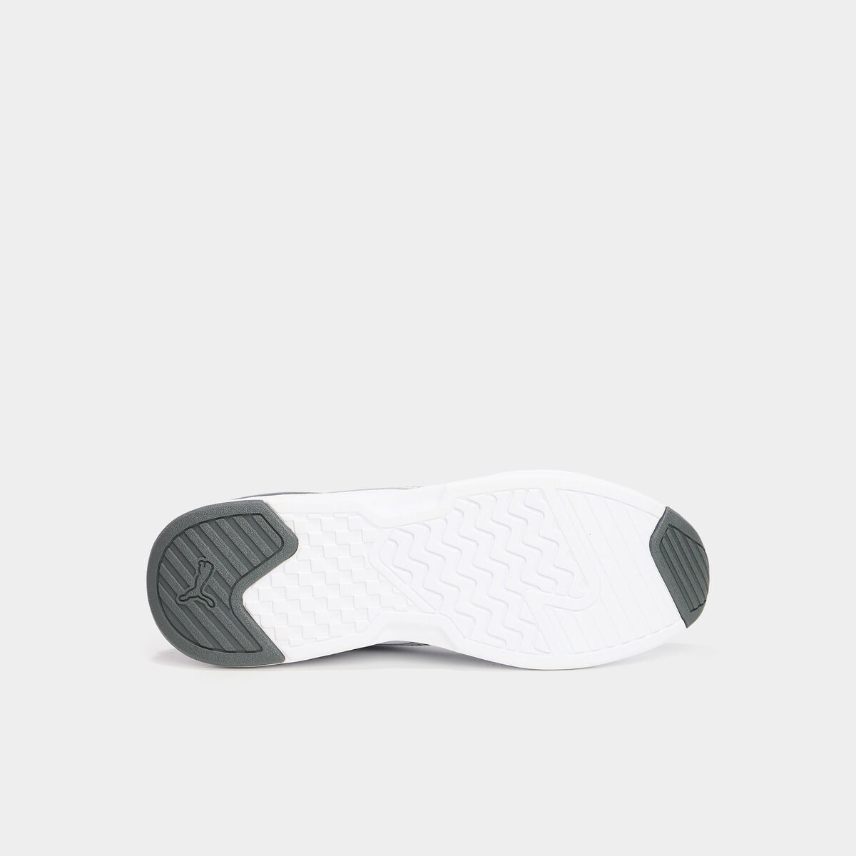 Baskets running &agrave; lacets Puma gris homme