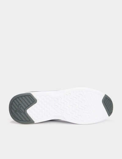 Baskets running &agrave; lacets Puma gris homme
