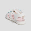 Sandales à scratchs Creeks blanc bébé fille