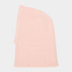 Cagoule effet c&ocirc;tel&eacute; rose clair fille