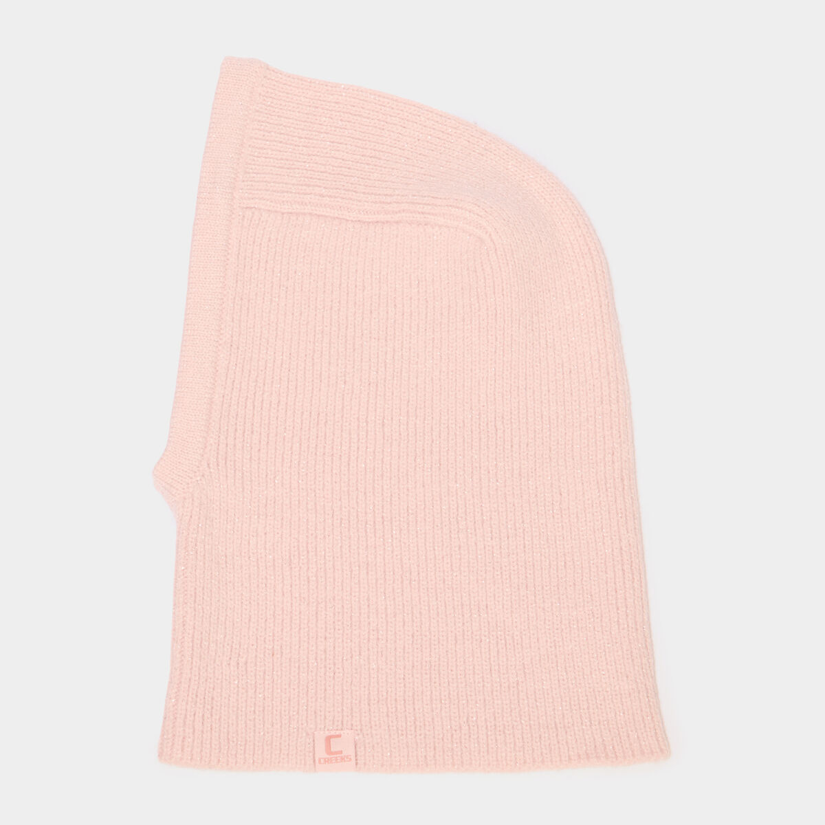 Cagoule effet c&ocirc;tel&eacute; rose clair fille