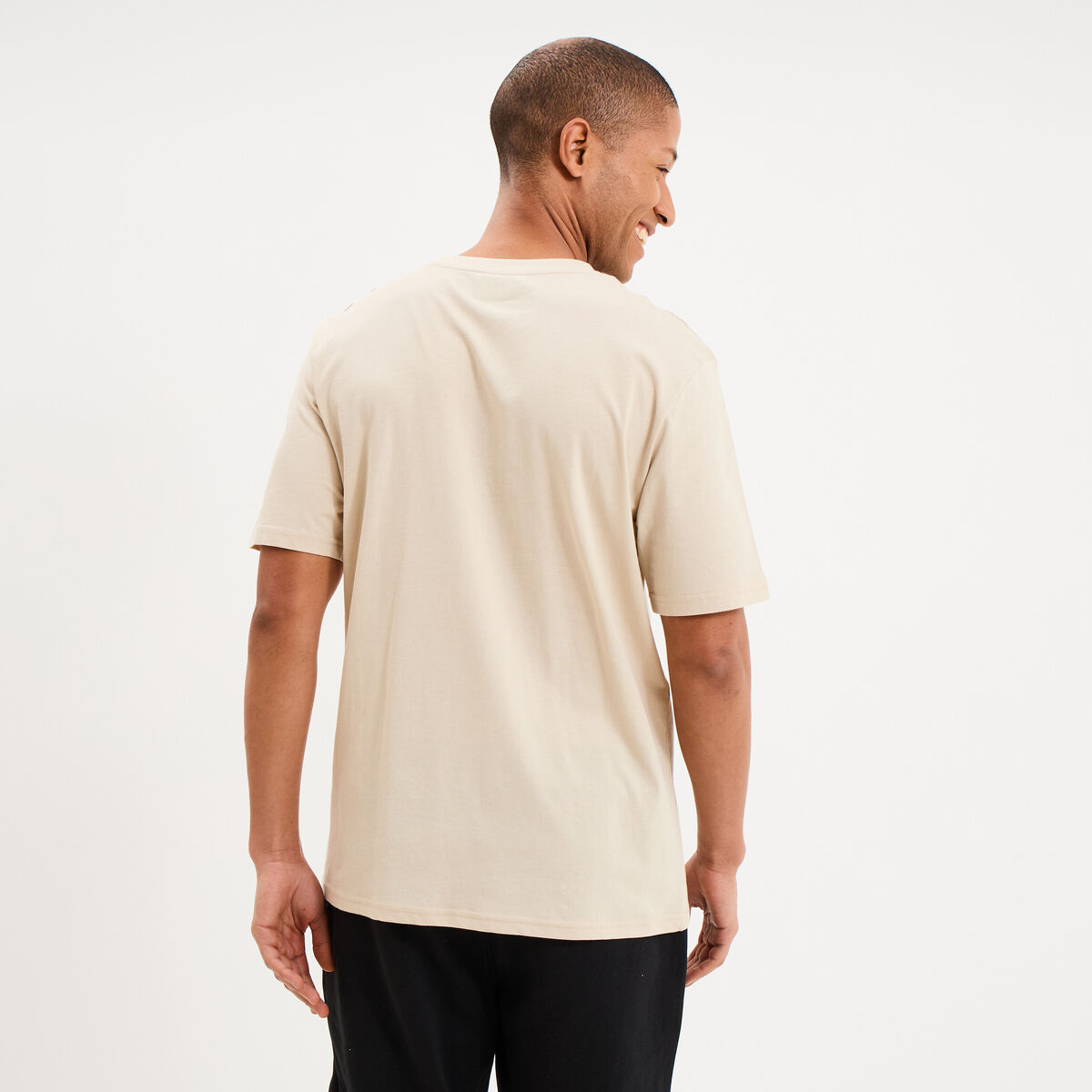 T-shirt manches courtes coton Kappa gris clair homme
