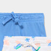 Lot de 2 shorts coton blanc b&eacute;b&eacute; gar&ccedil;on