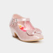 Babies à paillettes vernies Disney rose fille