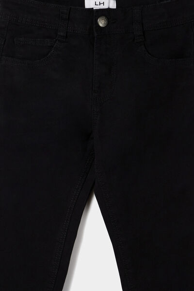 Pantalon regular noir garçon