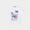 T-shirt oversize col rond Liberto blanc homme